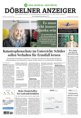 Cover of Sachsische Zeitung (Dobeln)