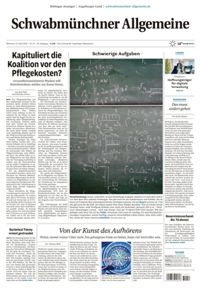 Cover of Schwabmunchner Allgemeine