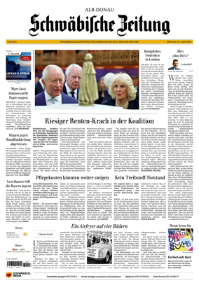 Cover of Schwabische Zeitung (Alb-Donau)