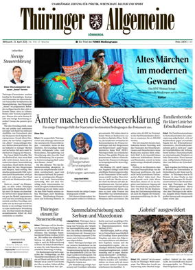 Cover of Thuringer Allgemeine (Sommerda)