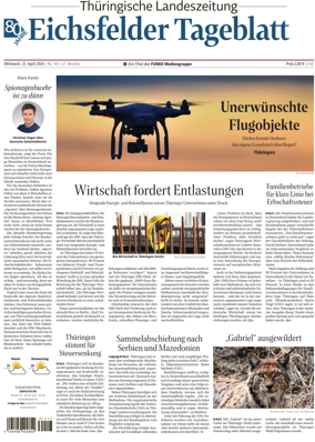 Cover of Thuringische Landeszeitung (Eichsfeld)