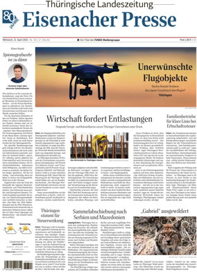 Cover of Thuringische Landeszeitung (Eisenach)