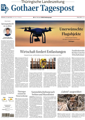 Cover of Thuringische Landeszeitung (Gotha)