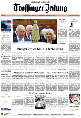 Cover of Trossinger Zeitung