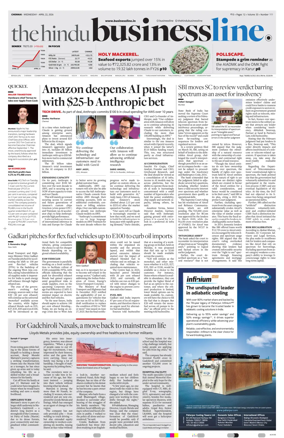 Cover of BusinessLine (Chennai)