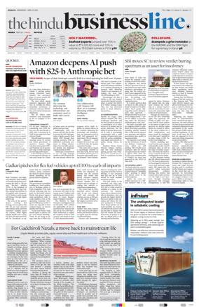 Cover of BusinessLine (Kolkata)