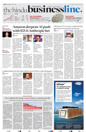 Cover of BusinessLine (Mumbai)
