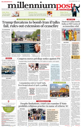 Cover of Millennium Post
