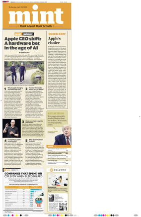 Cover of Mint Kolkata