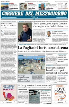 Cover of Corriere del Mezzogiorno (Puglia)