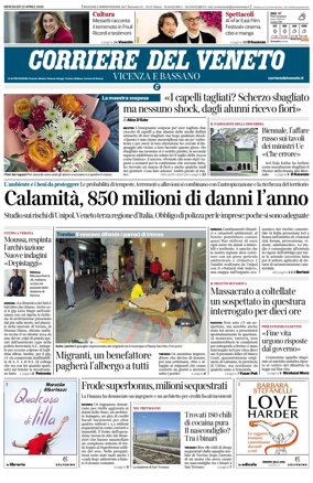 Cover of Corriere del Veneto (Vicenza e Bassano)