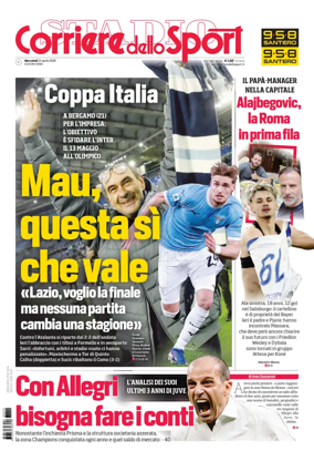 Cover of Corriere dello Sport (Lazio)