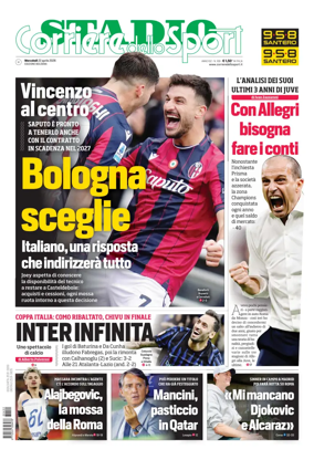 Cover of Corriere dello Sport Stadio (Bologna)