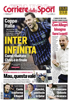 Cover of Corriere dello Sport