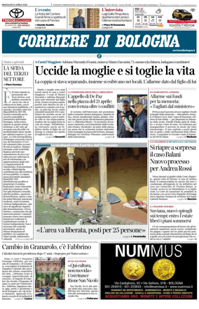 Cover of Corriere di Bologna