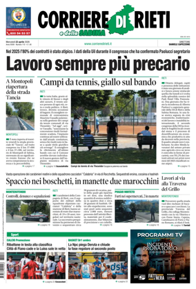 Cover of Corriere di Rieti