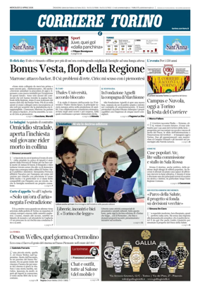 Cover of Corriere Torino