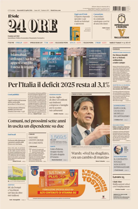 Cover of Il Sole 24 Ore