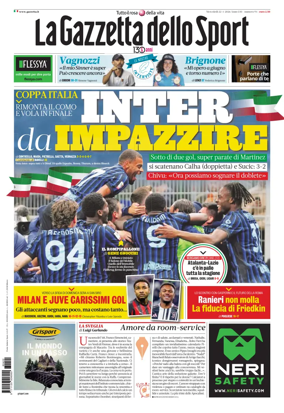 Cover of La Gazzetta dello Sport - Roma