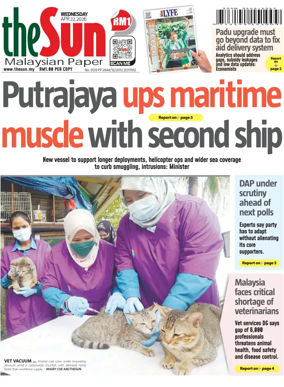 Cover of The Sun (Malaysia)