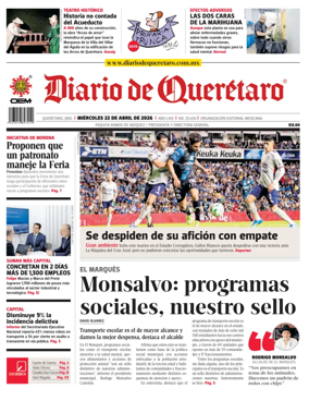 Cover of Diario de Queretaro