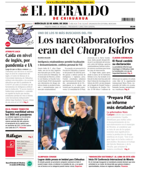 Cover of El Heraldo de Chihuahua