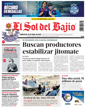 Cover of El Sol de Bajio