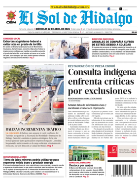 Cover of El Sol de Hidalgo