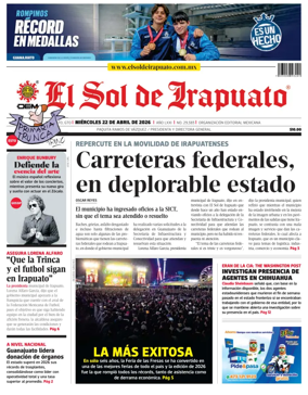 Cover of El Sol de Irapuato