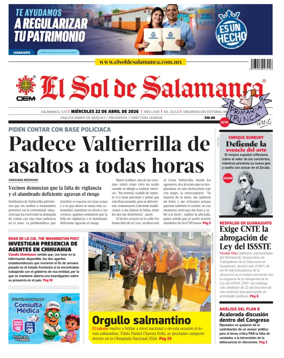 Cover of El Sol de Salamanca