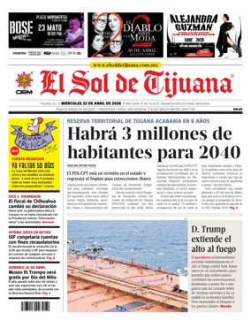 Cover of El Sol de Tijuana