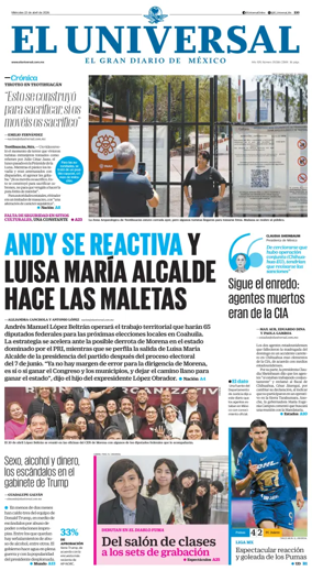 Cover of El Universal