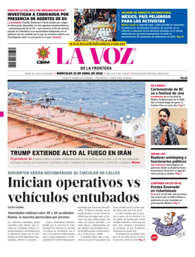 Cover of La Voz de la Frontera