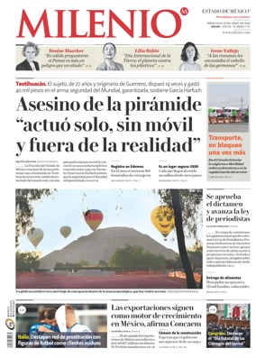 Cover of Milenio Edo de Mexico