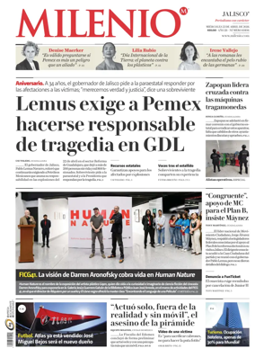 Cover of Milenio Jalisco