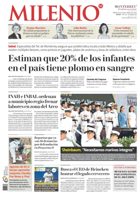 Cover of Milenio Monterrey