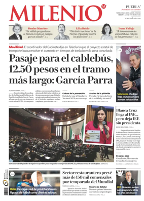Cover of Milenio Puebla