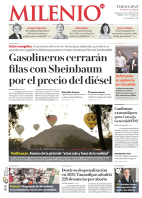 Cover of Milenio Tamaulipas