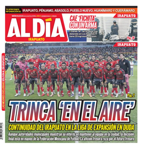 Cover of Periodico Al Dia (Irapuato)