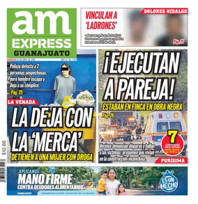 Cover of Periodico AM Express (Guanajuato)