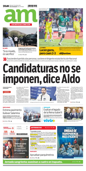 Cover of Periodico AM (Leon)