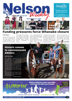 Cover of Nelson Weekly