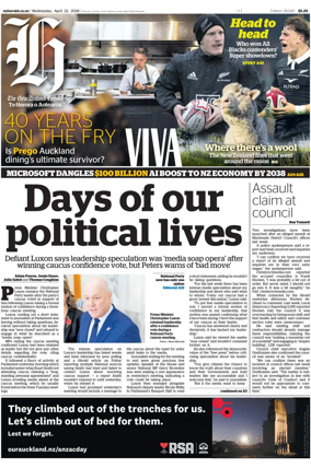 Cover of The New Zealand Herald