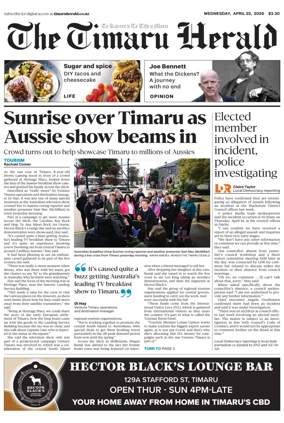 Cover of The Timaru Herald