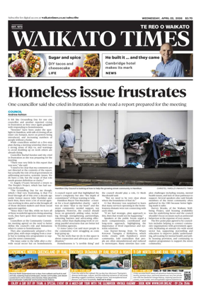 Cover of Waikato Times