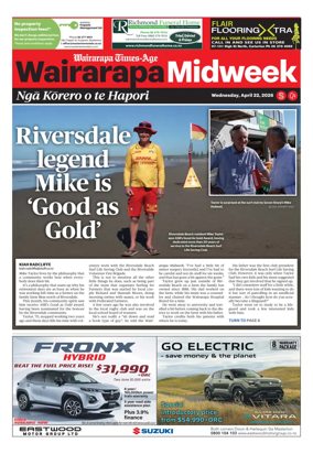 Cover of Wairarapa Times-Age Midweek
