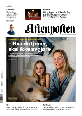 Cover of Aftenposten