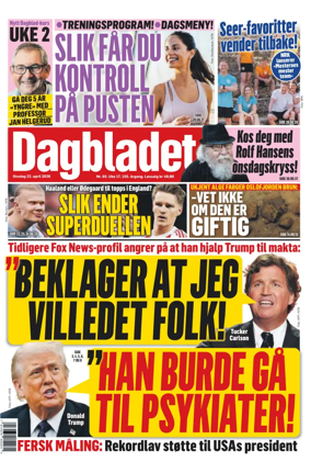 Cover of Dagbladet