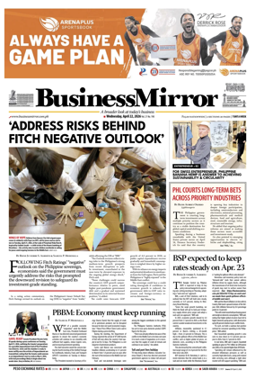 Cover of BusinessMirror