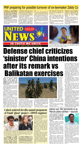 Cover of United News - English Edition